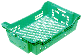 Stack & Nest Container Miluessi. Ventilated.&nbsp;&nbsp;PLASTIC BOXES