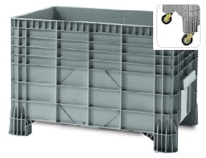 Wheeled plastic container&nbsp;&nbsp;