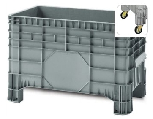 Wheeled plastic container&nbsp;&nbsp;