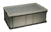 TU2049 1000USES 45ltr STACKING BOX & LID - Useful Strong Stacking Boxes. &nbsp;&nbsp;Plastic Boxes